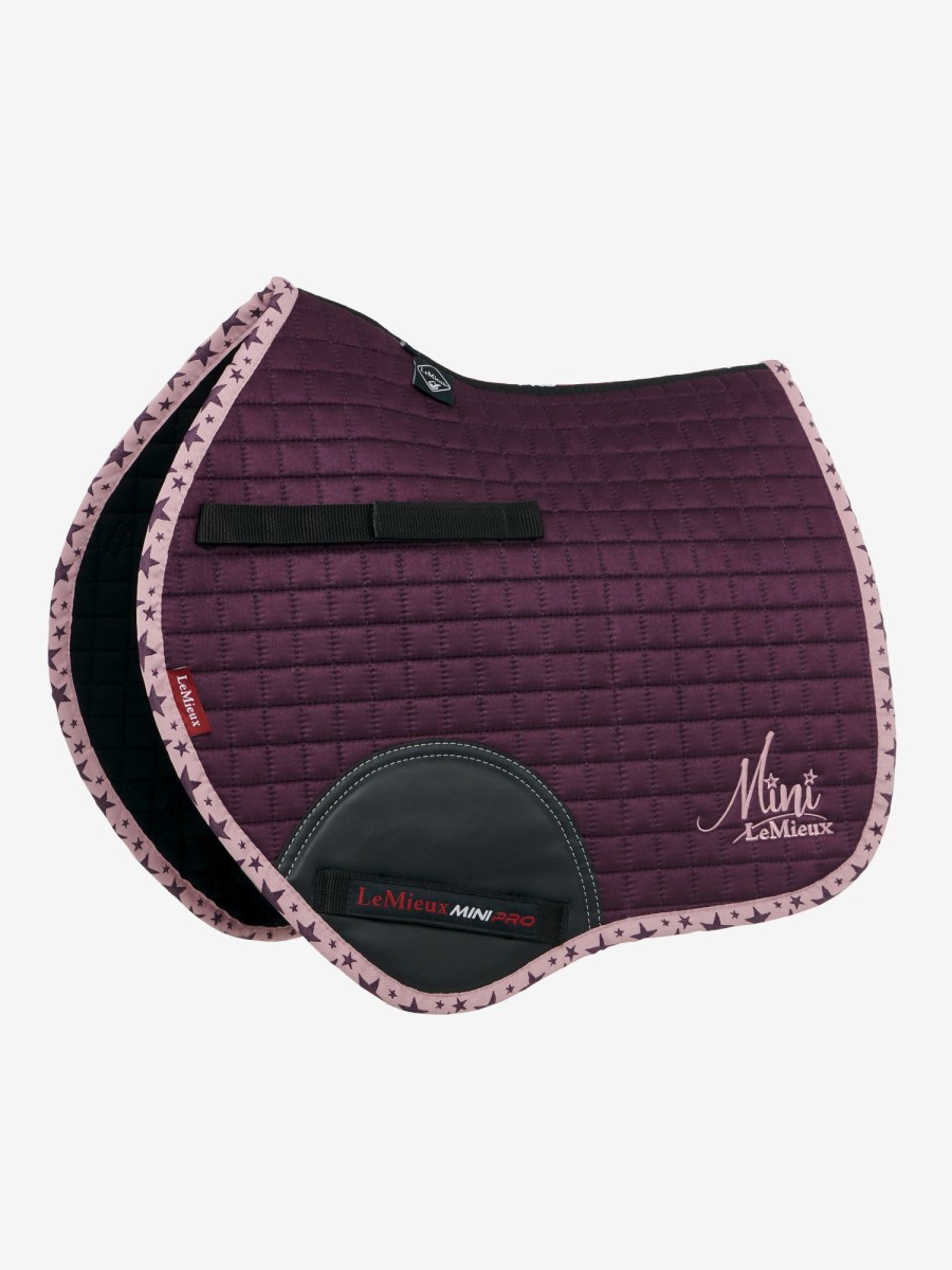 Saddle Pads LeMieux | Mini Suede Jump Square Fig Mini