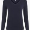 Clothing LeMieux Hoodies & Jumpers | Ladies Elite V-Neck Jumper Navy