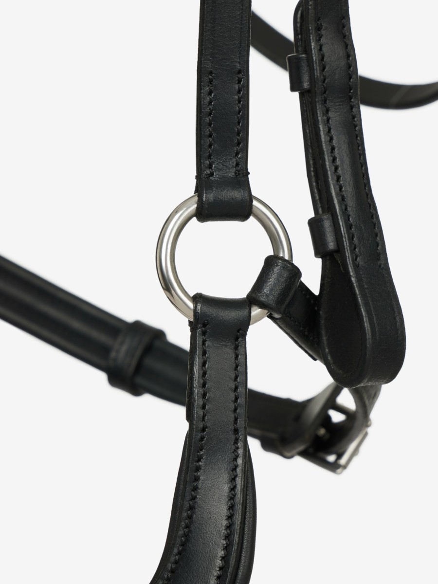 Horse LeMieux Bridles | Arika Drop Bridle Black/Silver