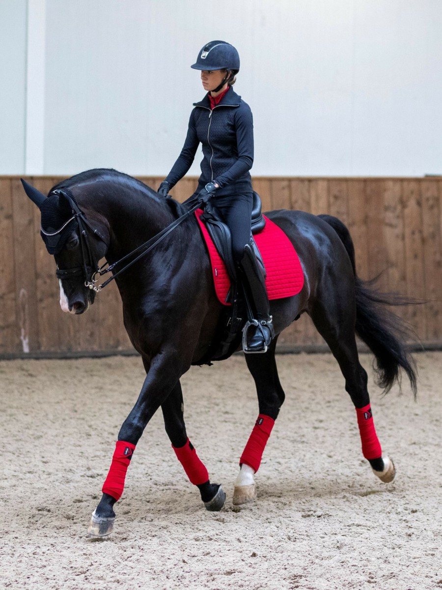 Saddle Pads LeMieux | Suede Dressage Square Chilli