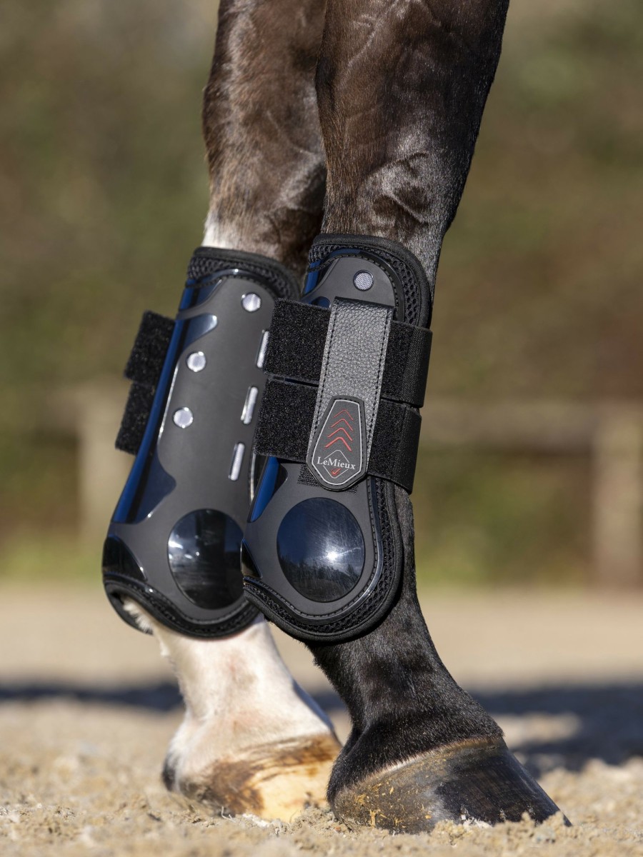 Horse LeMieux Tendon & Fetlock Boots | Derby Projump Tendon Boot Black