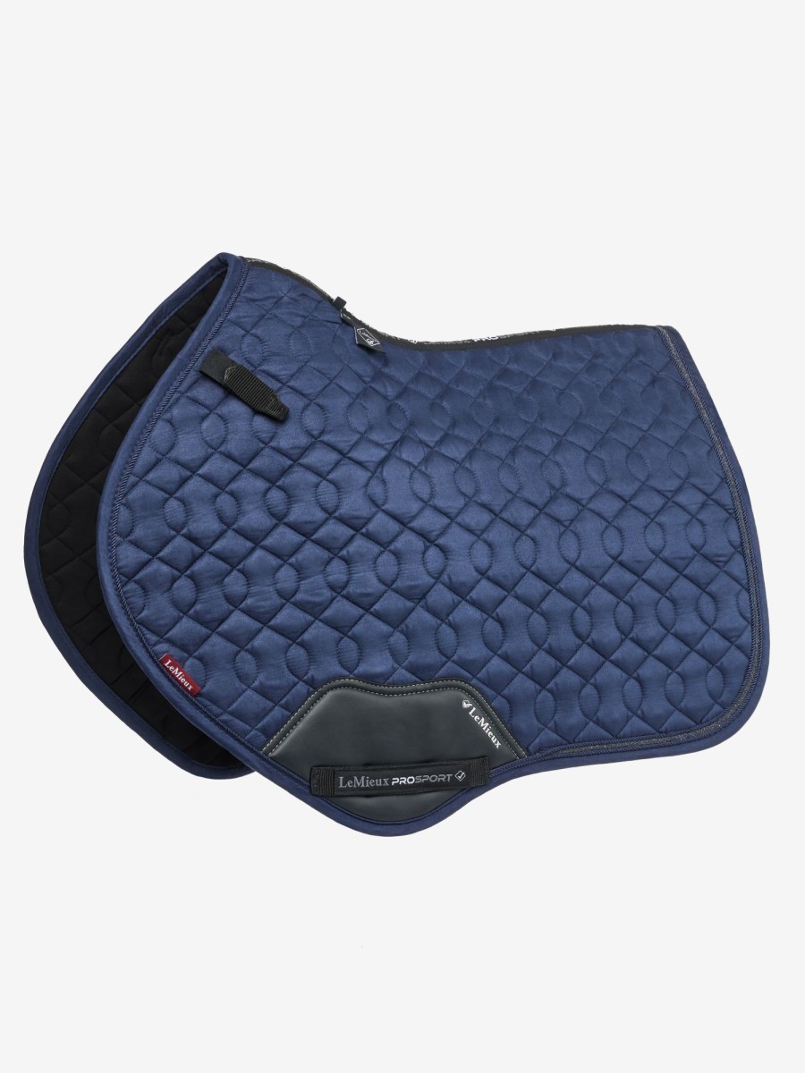 Saddle Pads LeMieux | Crystal Suede Close Contact Pad Navy