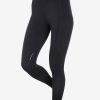 Clothing LeMieux Leggings & Pull Ons | Lucie Mesh Legging Black