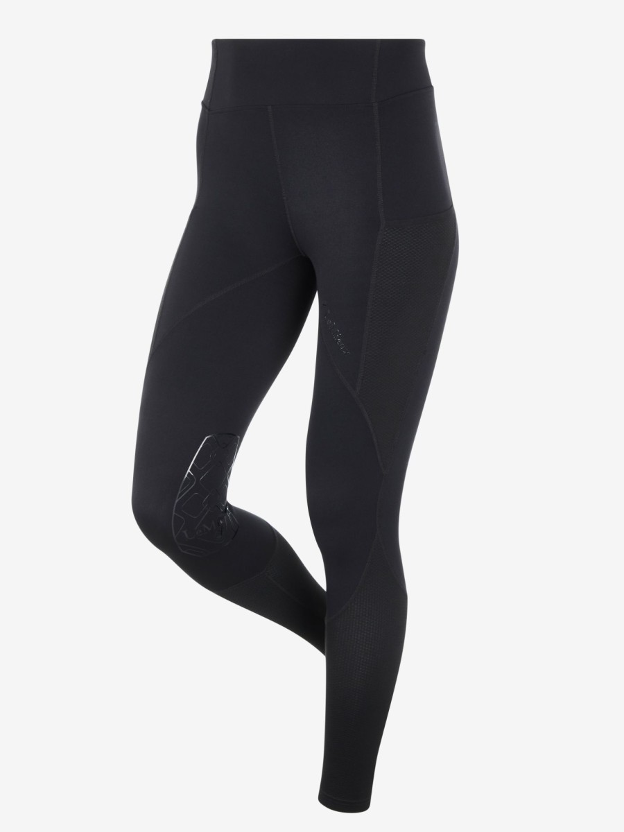 Clothing LeMieux Leggings & Pull Ons | Lucie Mesh Legging Black