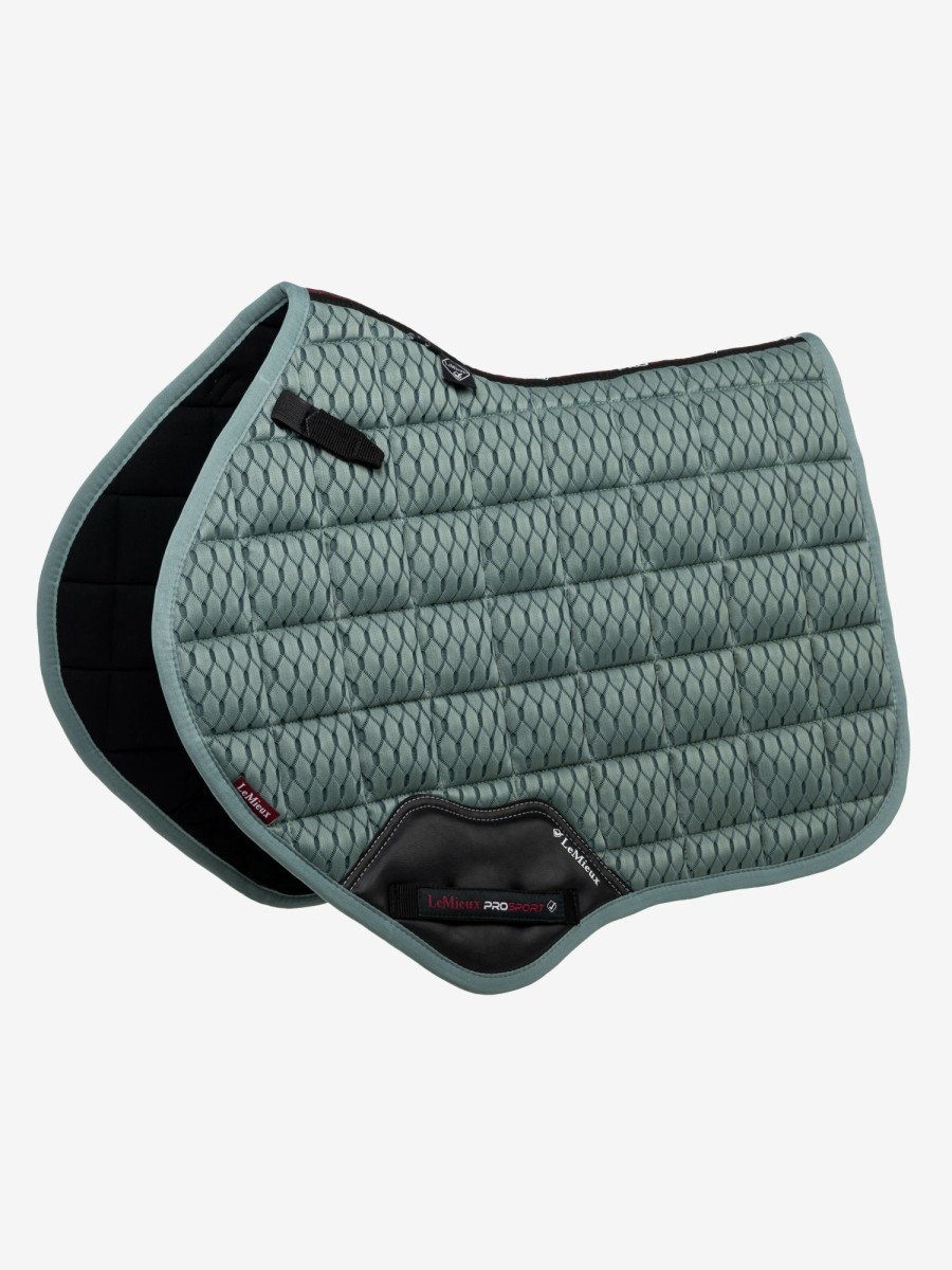 Saddle Pads LeMieux | Carbon Mesh Close Contact Square Sage Large