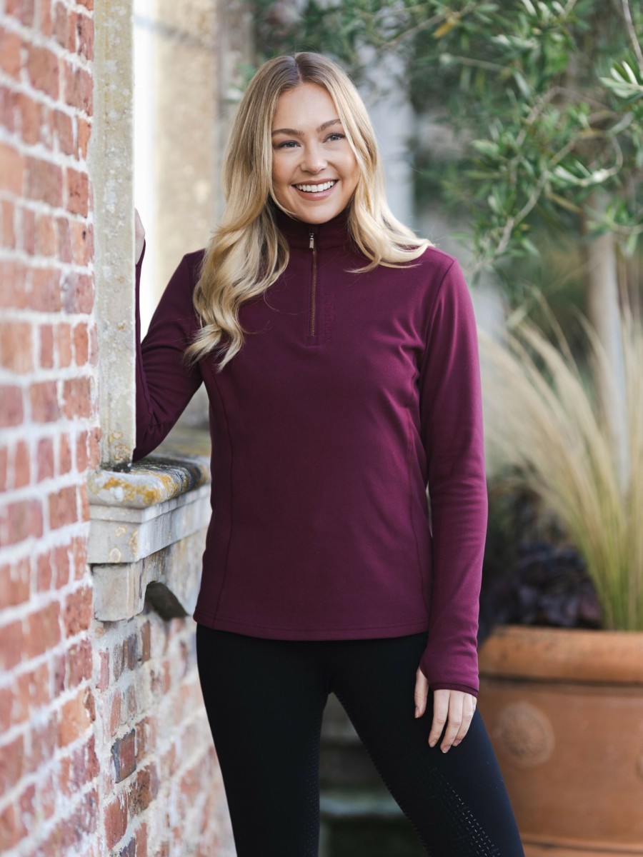 Clothing LeMieux Hoodies & Jumpers | Faye Fleece Merlot