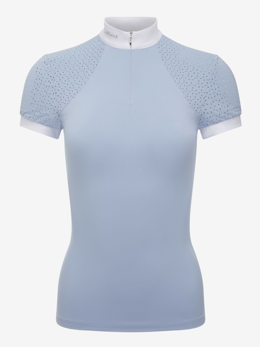 Clothing LeMieux Tops | Olivia Short Sleeve Show Shirt Mist