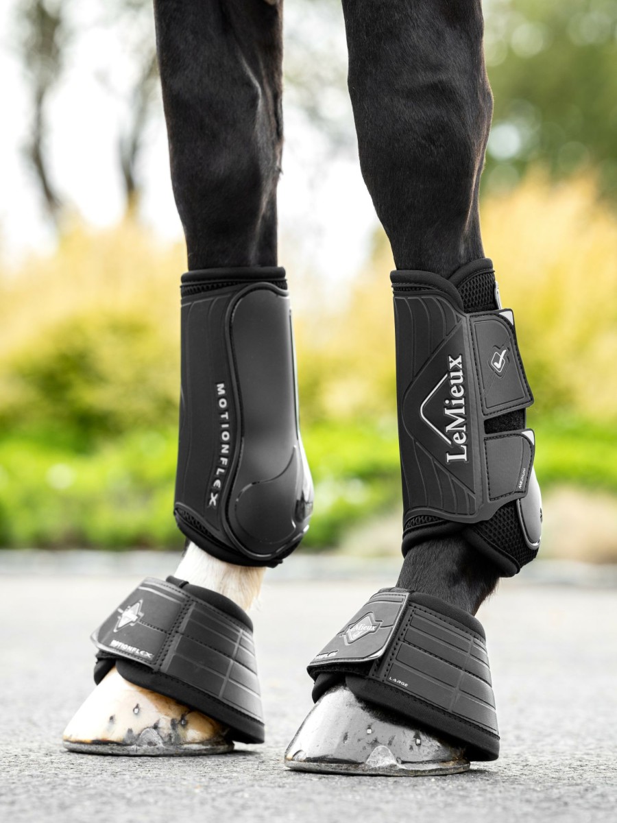 Horse LeMieux Brushing Boots | Motionflex Dressage Boot Black