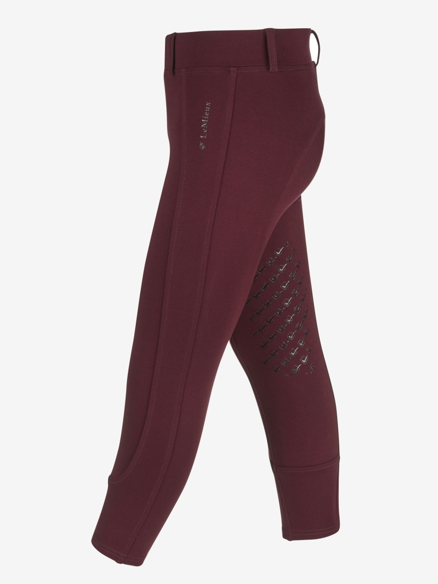 Clothing LeMieux Leggings & Breeches | Junior Pro Breeches Burgundy