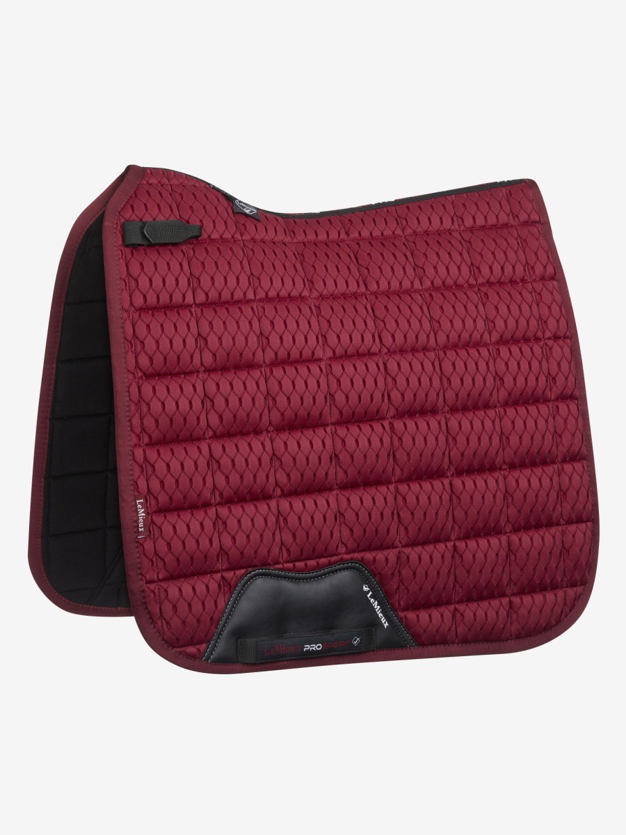 Saddle Pads LeMieux | Carbon Mesh Dressage Square Mulberry Large