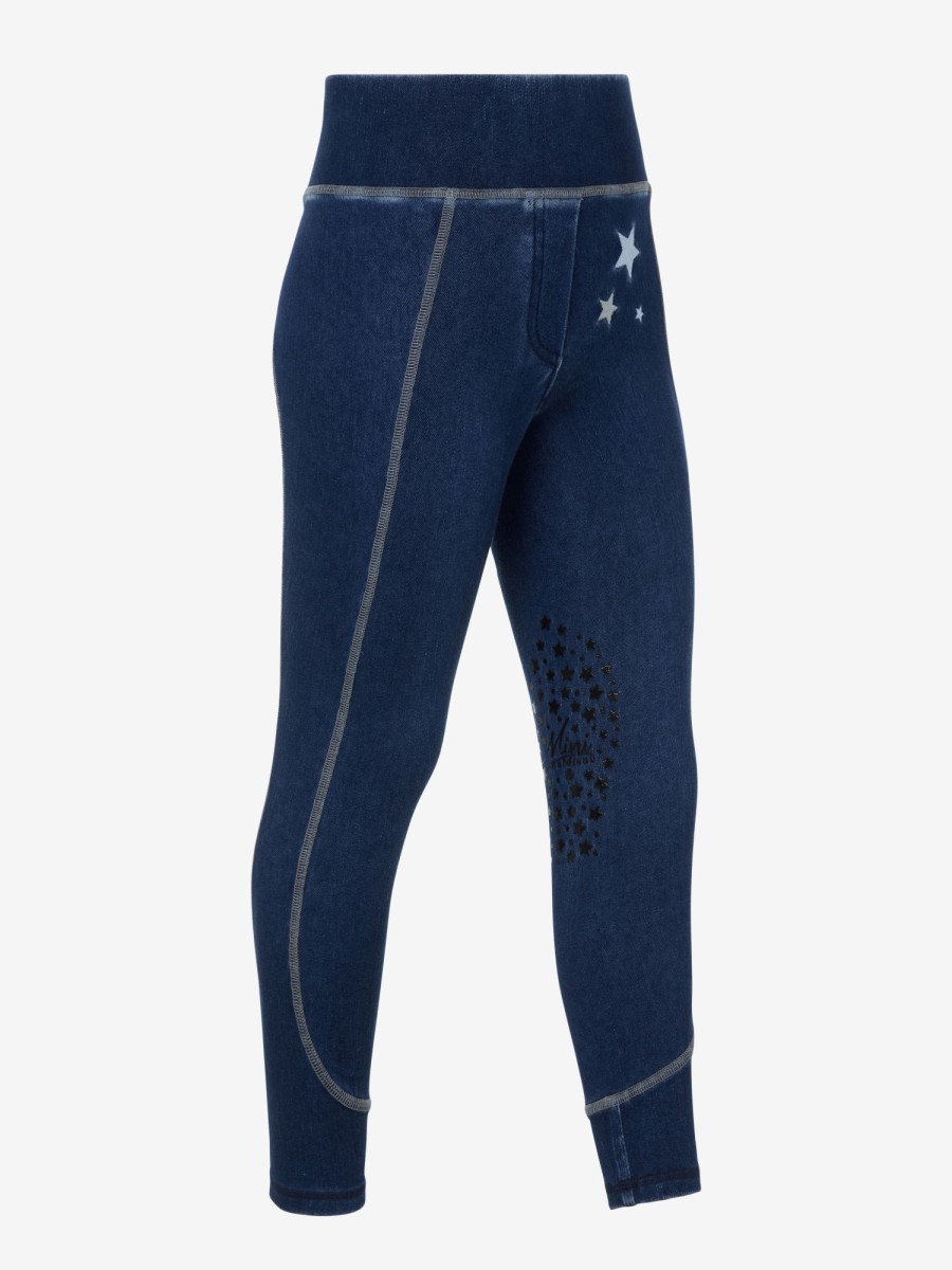 Clothing LeMieux Leggings & Breeches | Mini Bobby Bregging Denim