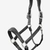 Horse LeMieux Leather Headcollars | Stitched Leather Headcollar Black