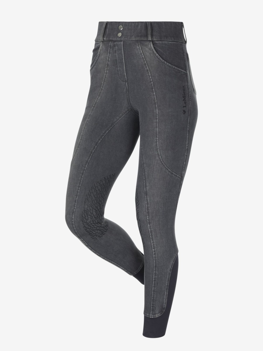 Clothing LeMieux Breeches & Jodhpurs | Ava Denim Bregging Grey