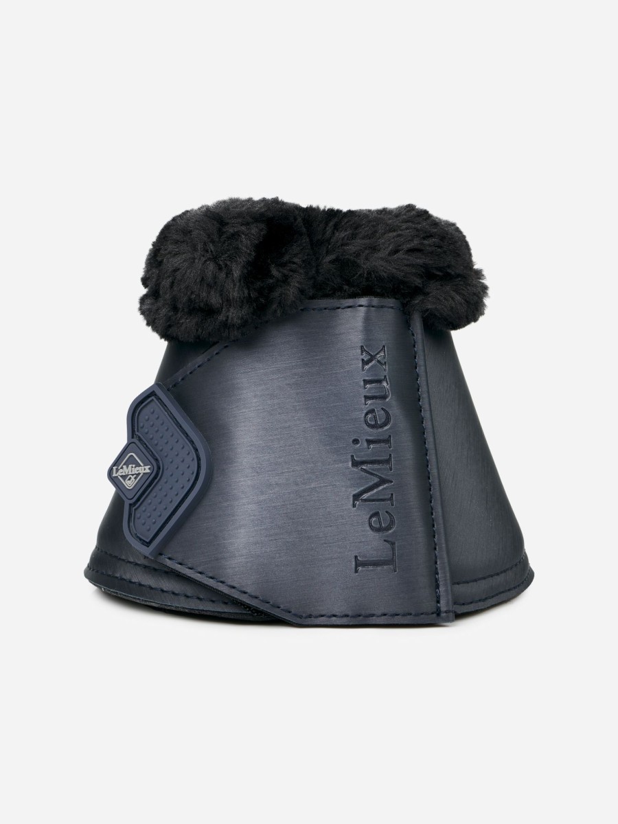 Horse LeMieux Overreach Boots | Fleece Edged Over Reach Boots Twilight Navy