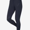 Clothing LeMieux Breeches & Jodhpurs | Amara Ii Breech Knee Grip Navy