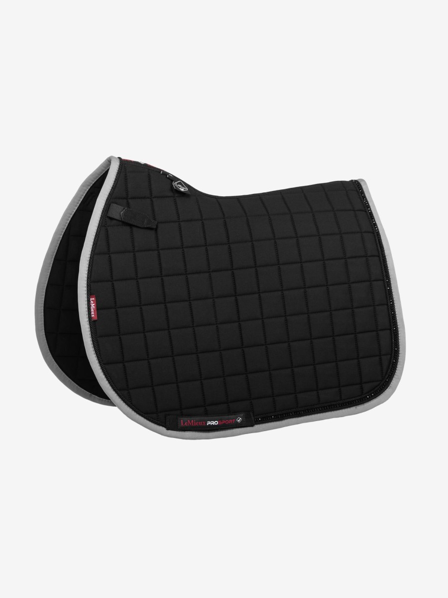 Saddle Pads LeMieux | Diamante Jumping Square Black Large