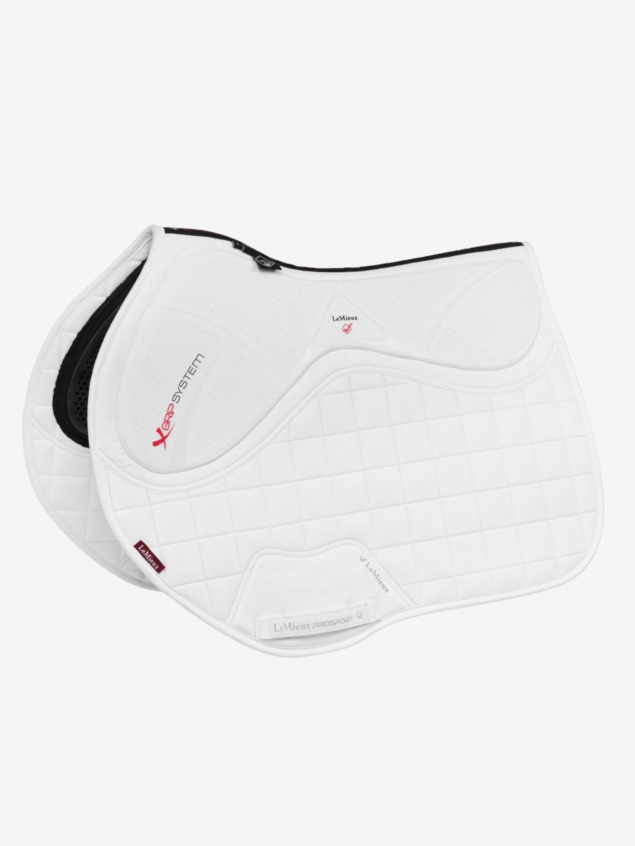 Saddle Pads LeMieux | X-Grip Twin Sided Eurojump Square White Large