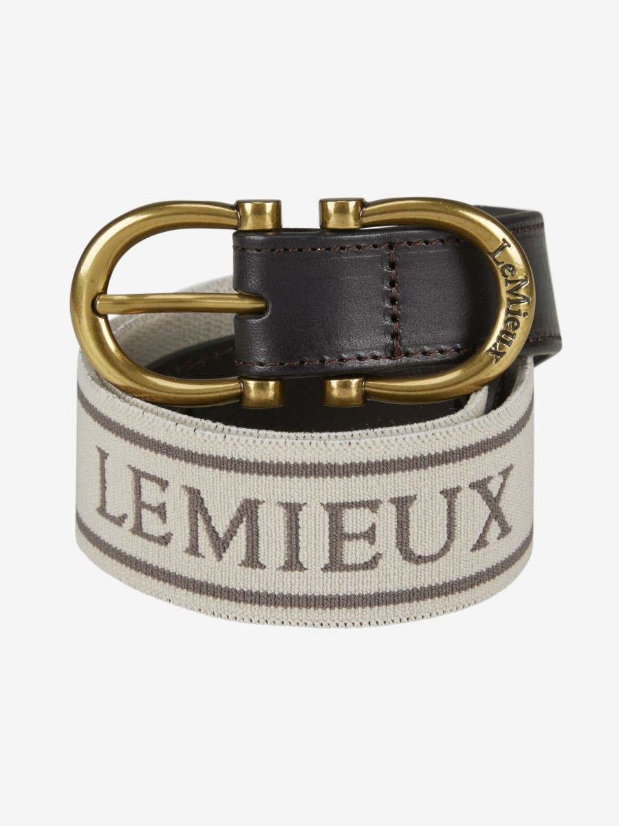 Clothing LeMieux Belts | Elasticated Belt Stone