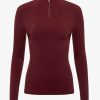 Clothing LeMieux Base Layers | Liberte Base Layer Merlot