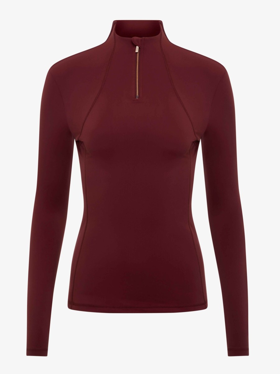 Clothing LeMieux Base Layers | Liberte Base Layer Merlot