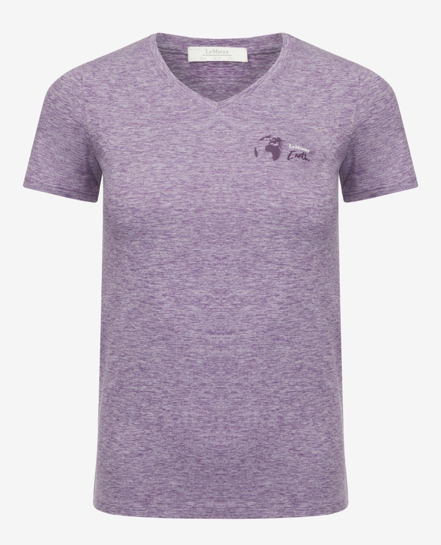 Clothing LeMieux Tops | Earth T-Shirt Thistle