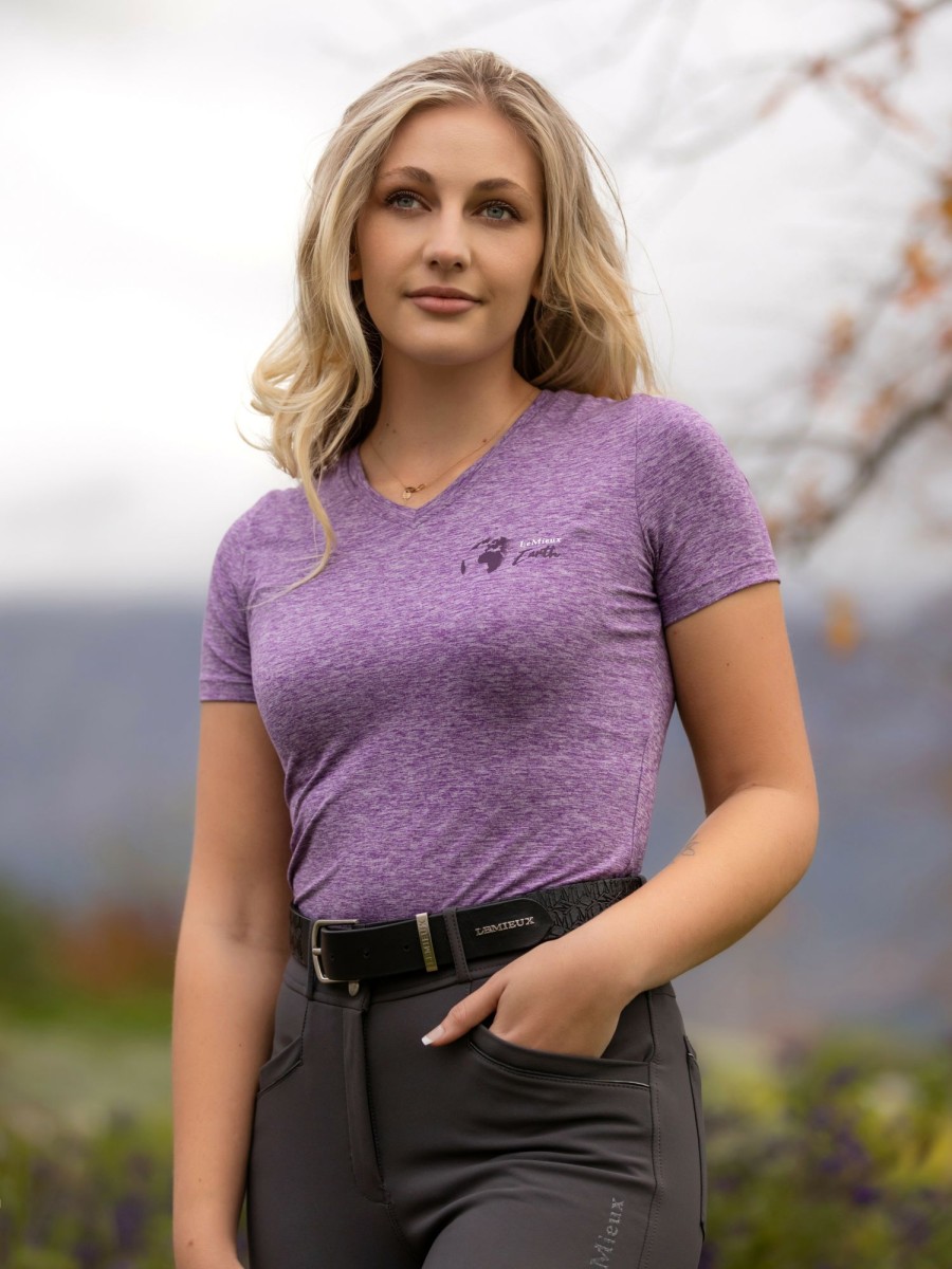 Clothing LeMieux Tops | Earth T-Shirt Thistle