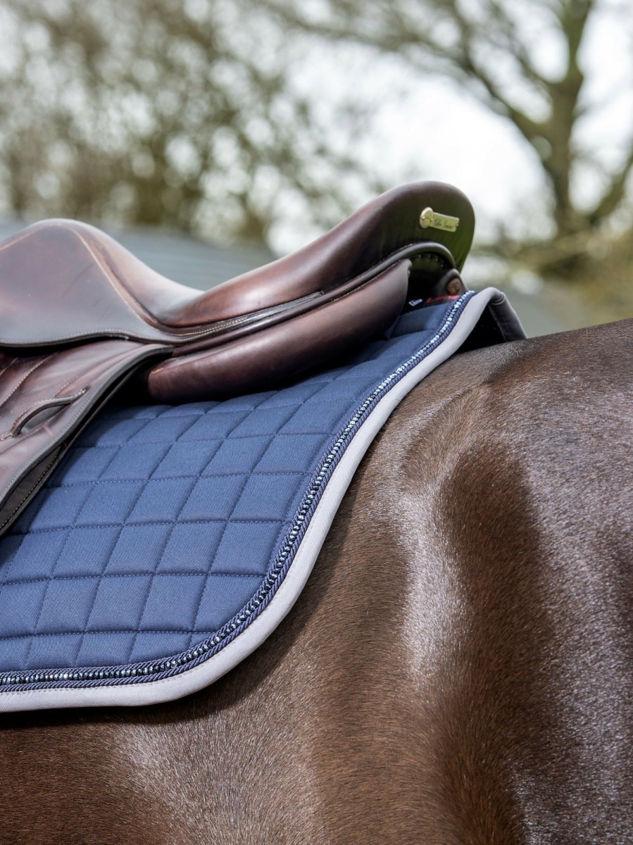 Saddle Pads LeMieux | Diamante Jumping Square Navy Large