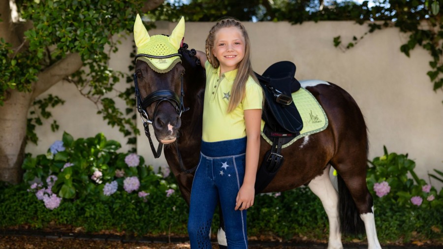 Saddle Pads LeMieux | Mini Suede Jump Square Kiwi Mini