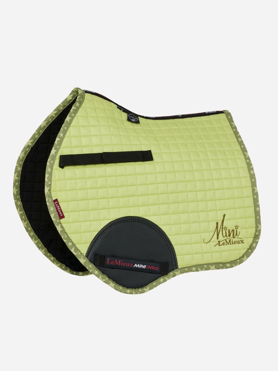 Saddle Pads LeMieux | Mini Suede Jump Square Kiwi Mini