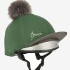 Clothing LeMieux Hat Silks | Pom Hat Silk Hunter Green One Size