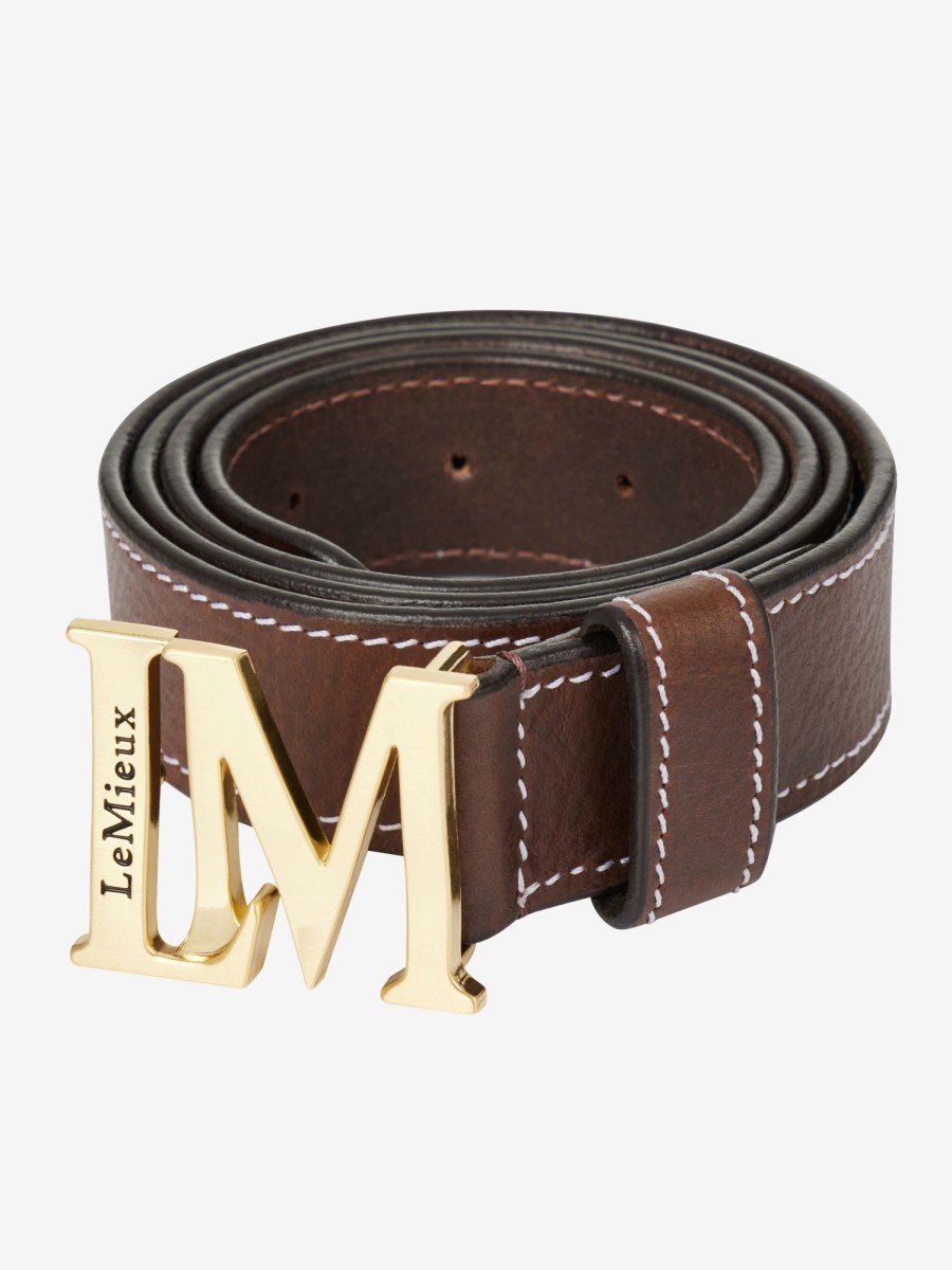 Clothing LeMieux Competition Wear | Monogram Belt Brown