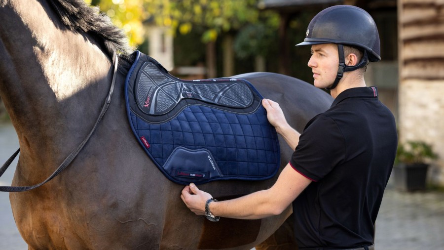 Saddle Pads LeMieux | X-Grip Silicone Eurojump Square Navy Large