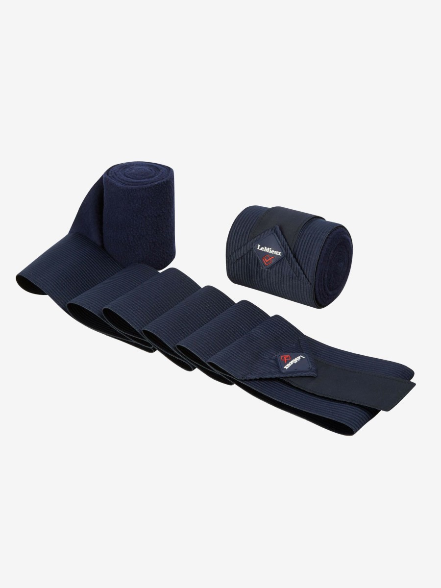 Horse LeMieux Classic Polo Bandages | Combi Bandages (Pair) Navy Full