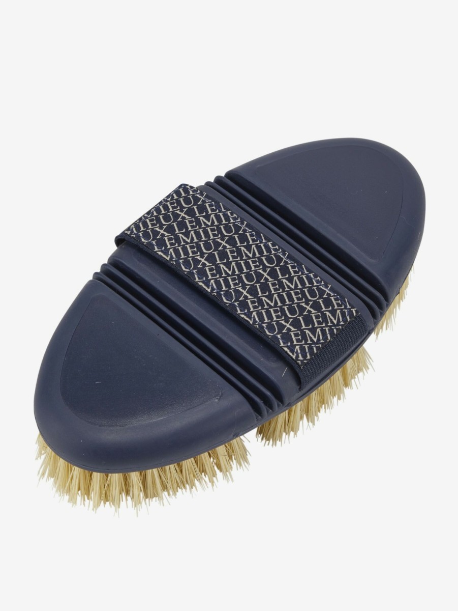 Horse LeMieux Brushes | Flexi Scrubbing Brush Navy One Size