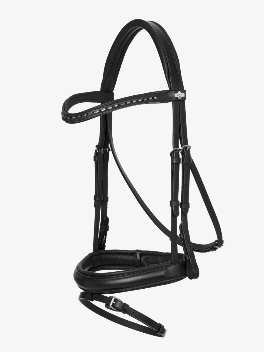 Horse LeMieux Bridles | Arika Dressage Bridle Black/Silver