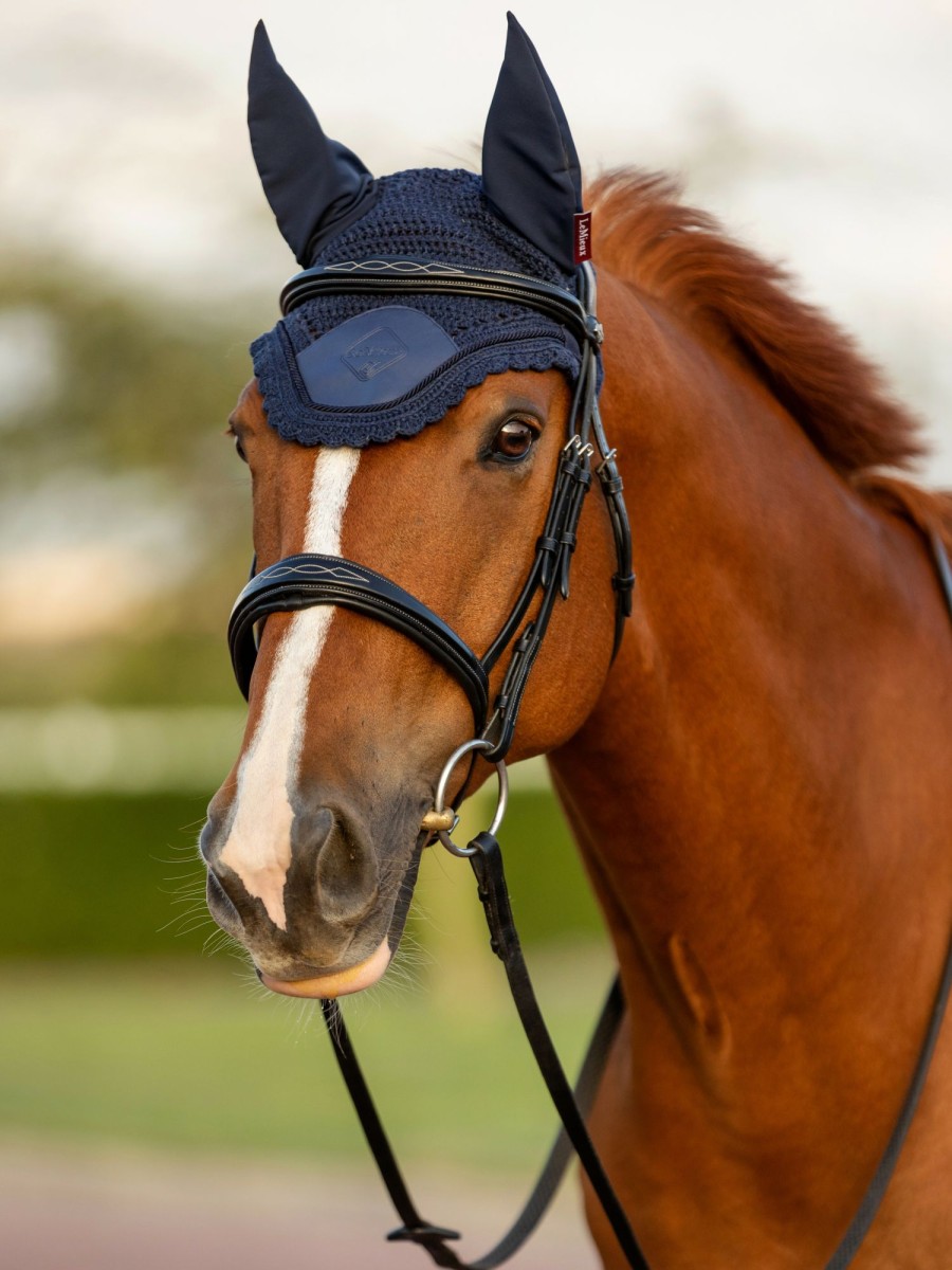 Horse LeMieux Elite Fly Hoods | Elite Fly Hood Navy