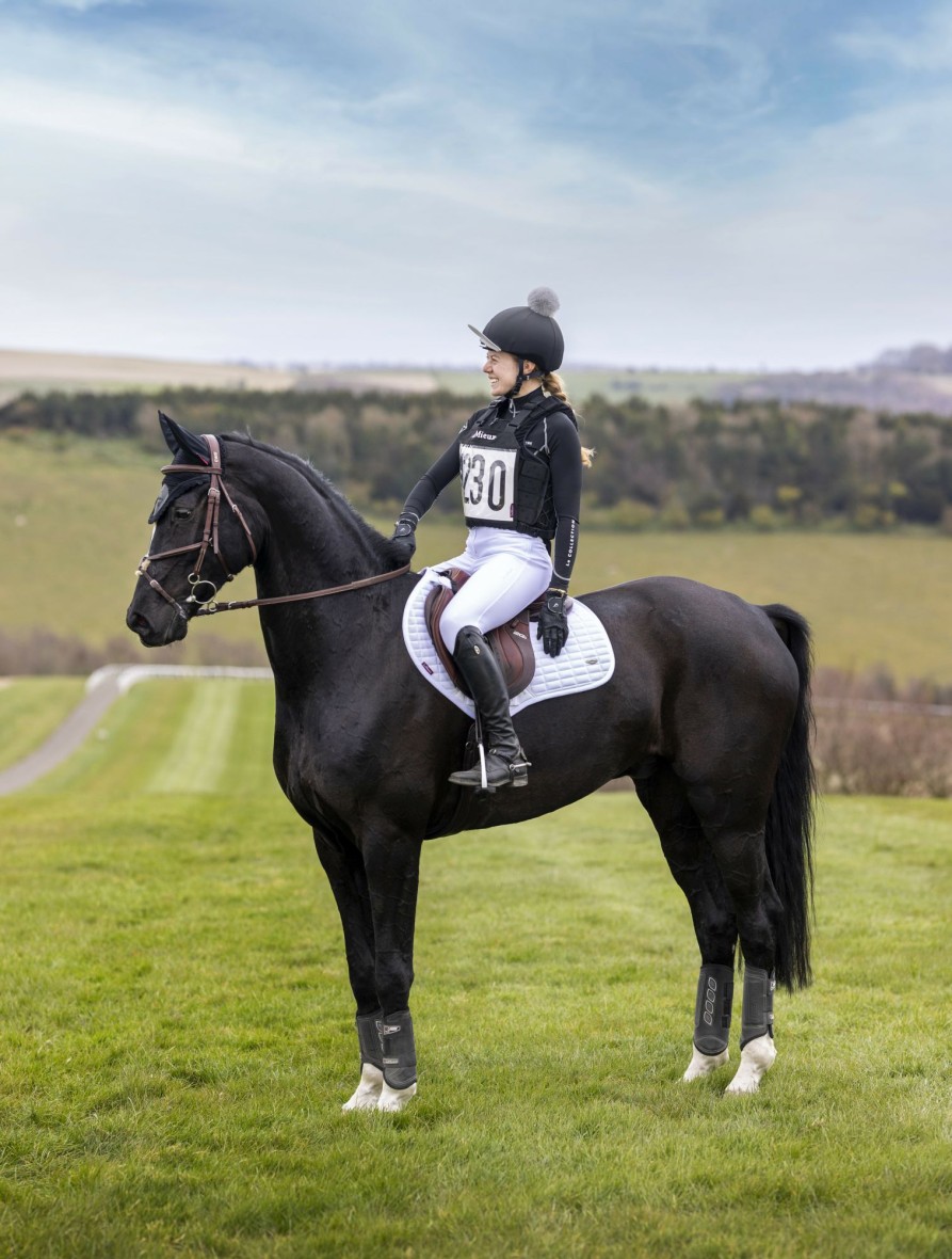 Clothing LeMieux Eventing Bibs | Eventing Bib Black One Size