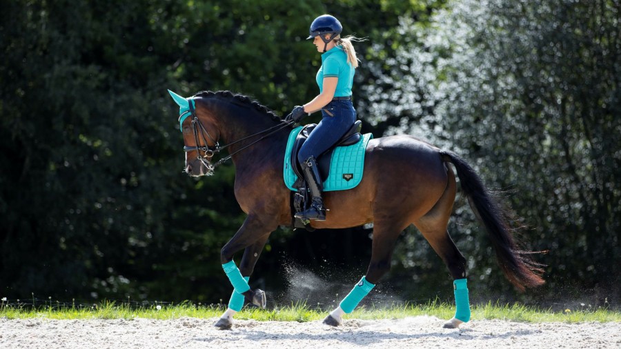 Saddle Pads LeMieux | Loire Memory Dressage Square Azure