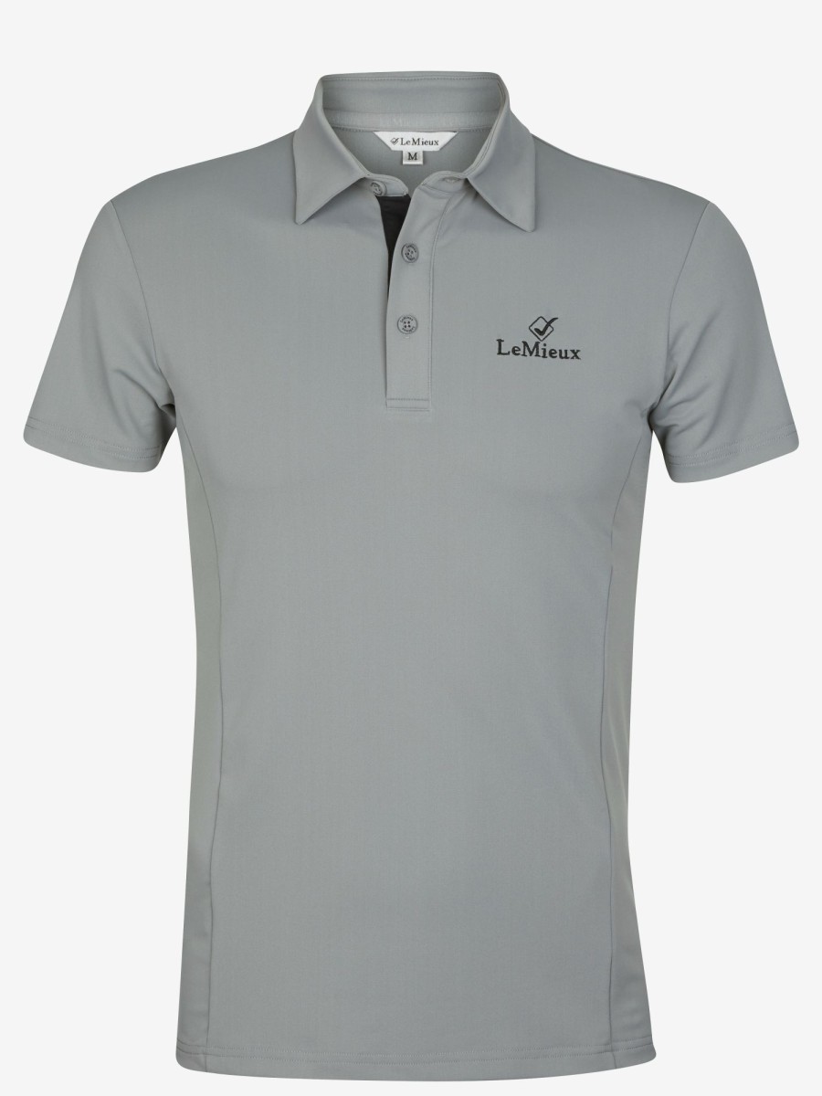 Clothing LeMieux Shirts & Tops | Mens Polo Shirt Grey