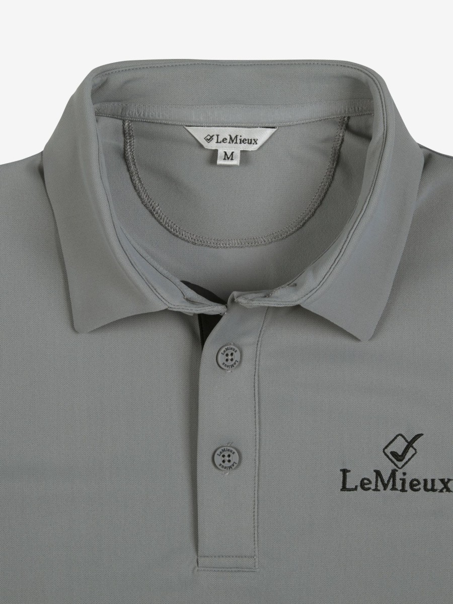 Clothing LeMieux Shirts & Tops | Mens Polo Shirt Grey