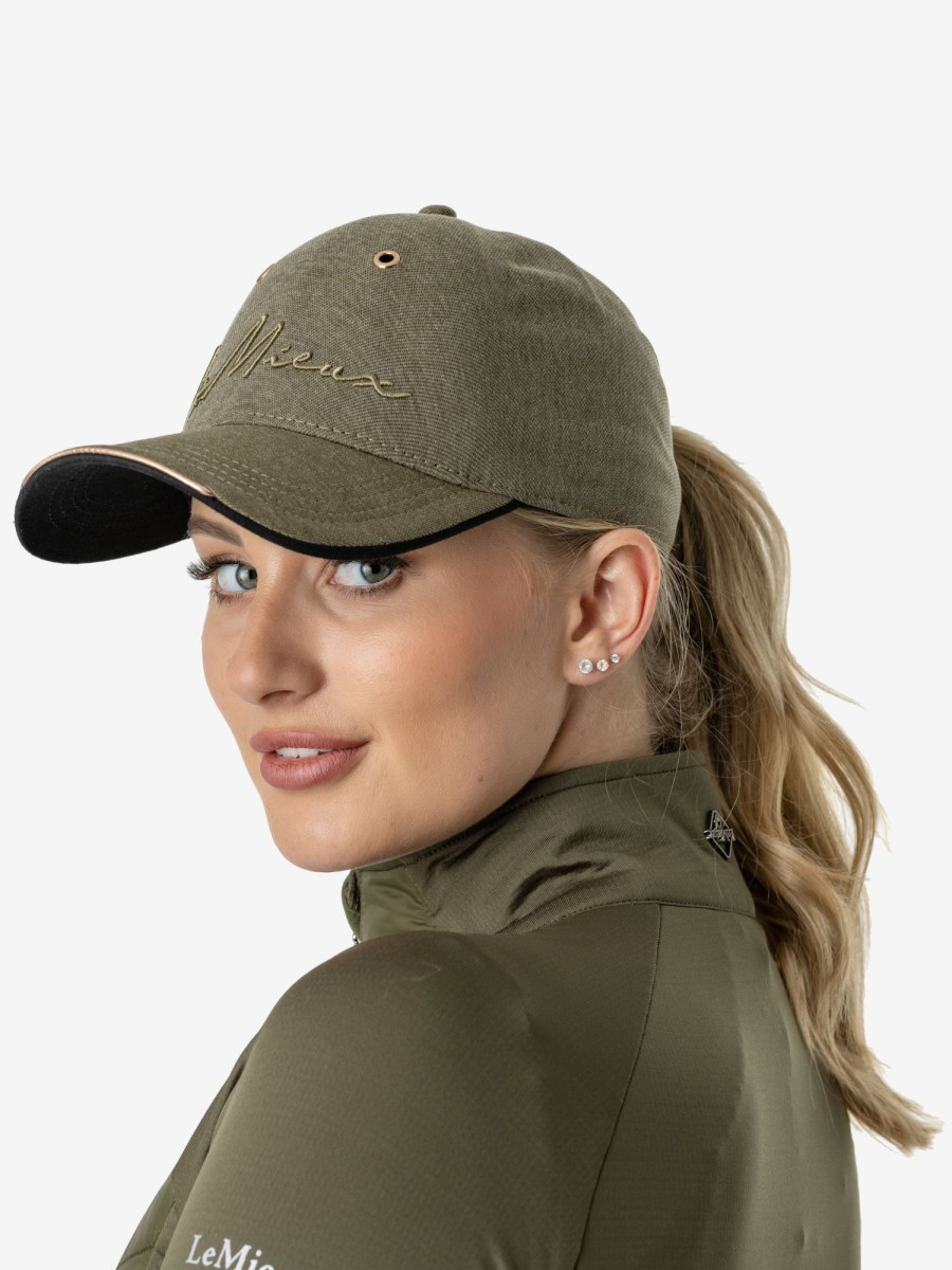 Clothing LeMieux Caps & Hats | Simone Baseball Cap Moss One Size