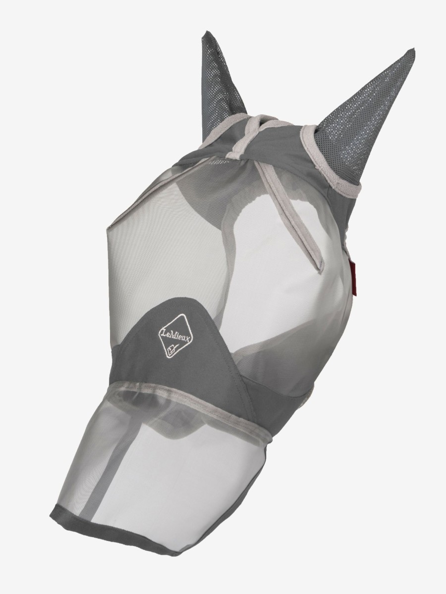 Horse LeMieux Fly Rugs & Masks | Armourshield Pro Full Fly Mask Grey