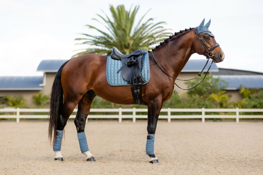 Saddle Pads LeMieux | Loire Memory Dressage Square Ice Blue