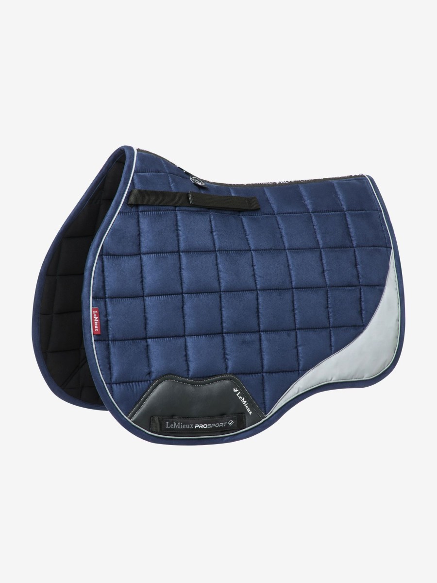 Saddle Pads LeMieux | Suede Gp Square Reflective Navy