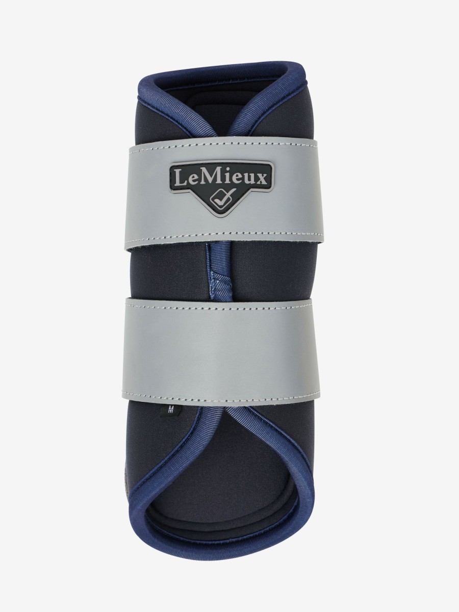 Saddle Pads LeMieux | Suede Gp Square Reflective Navy