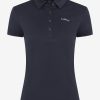 Clothing LeMieux Tops | Ladies Elite Polo Shirt Navy