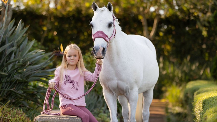 Horse LeMieux Vogue Headcollars | Mini Vogue Headcollar & Leadrope Pink Quartz