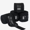 Horse LeMieux Patterned Polo Bandages | Adour Polo Bandages Black