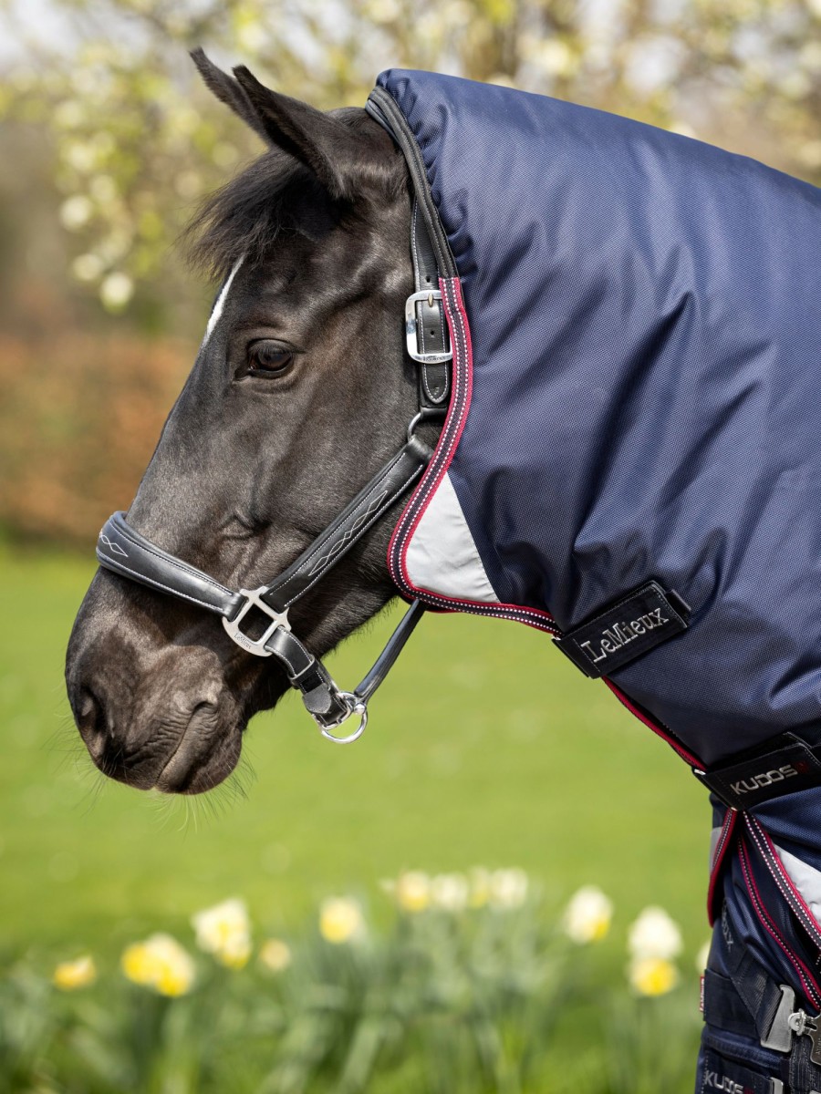 Horse LeMieux Turnout Rugs | Kudos Thermo Layer Turnout Rug 100G Navy