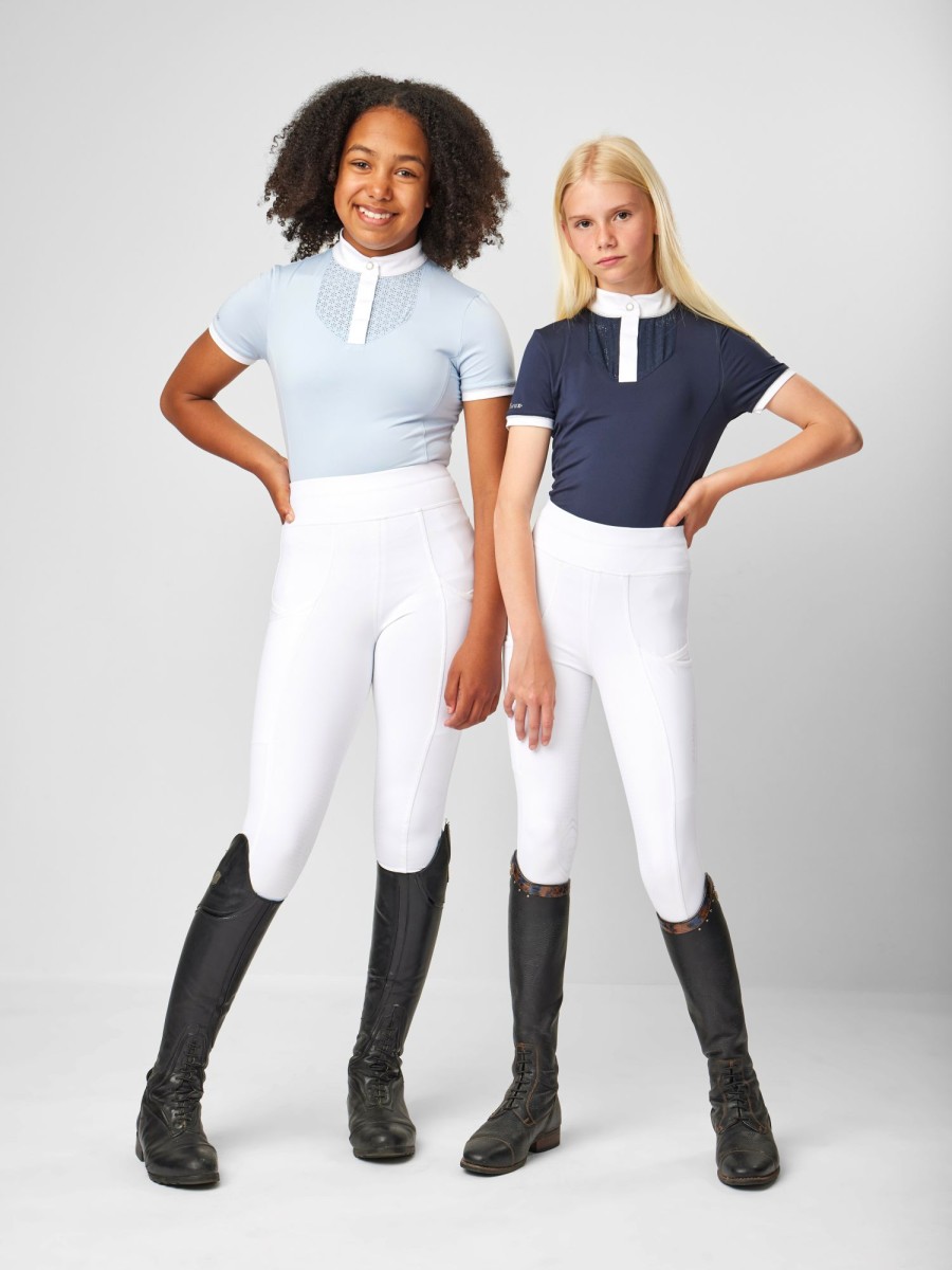 Clothing LeMieux Leggings & Breeches | Young Rider Pull On Breech White